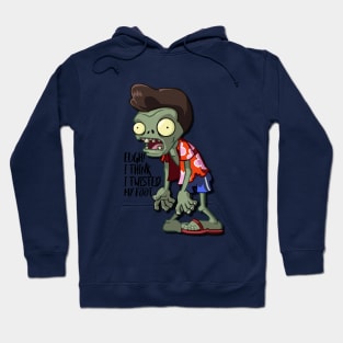 Funny zombie thinks he twisted his foot Hoodie